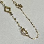 دستبند ونکلیف با گوی البرنادو و زنجیر‌ پولکی - Image 2