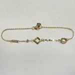 دستبند ونکلیف با گوی البرنادو و زنجیر‌ پولکی